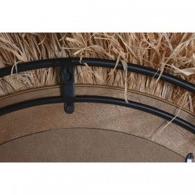 Specchio da parete Home ESPRIT Naturale Tropicale 80 x 4 x 80 cm