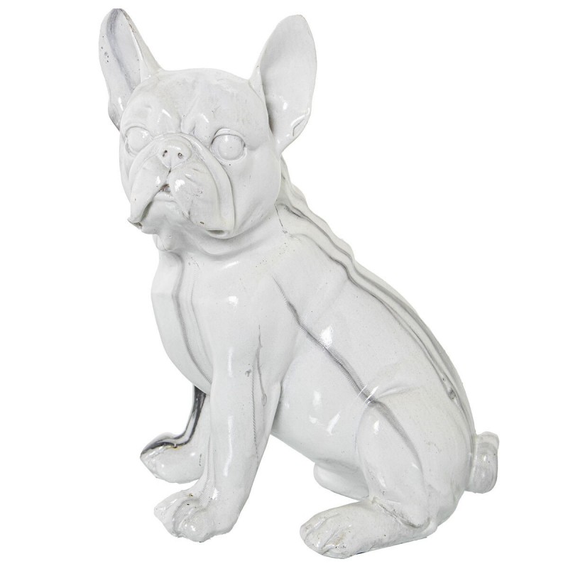 Statua Decorativa Alexandra House Living Plastica Cane 15 x 18 x 23 cm Marmo