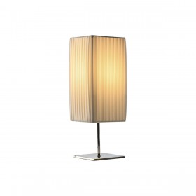 Lampada da tavolo Home ESPRIT Bianco Argentato Polietilene Ferro 50 W 220 V 15 x 15 x 43 cm