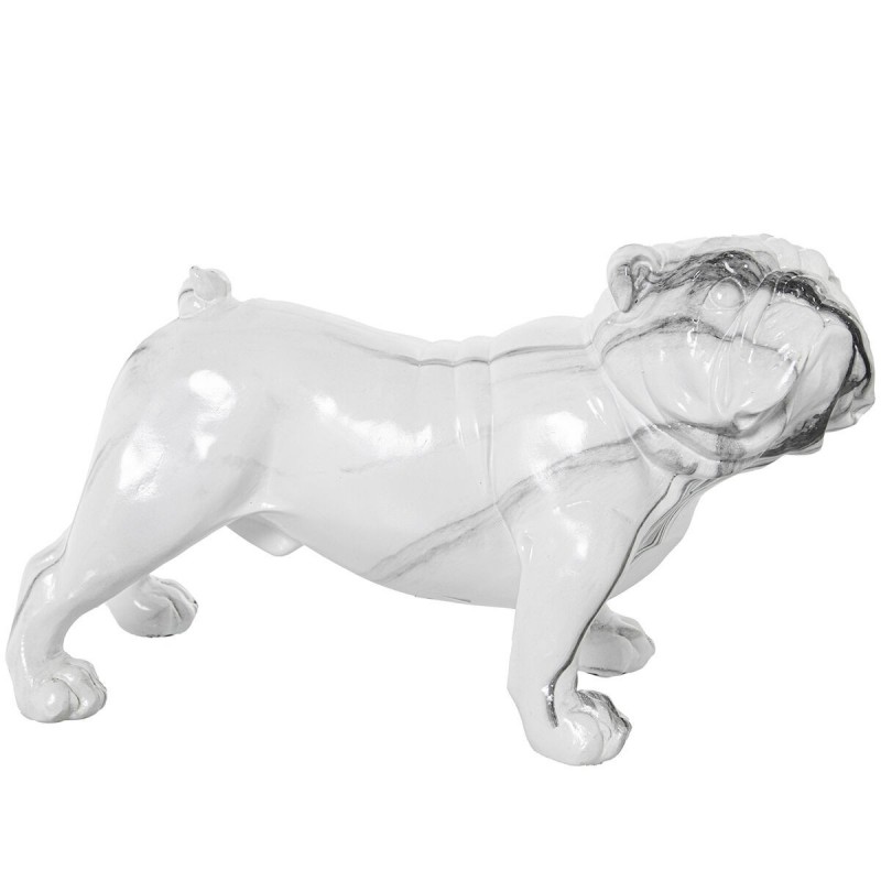 Statua Decorativa Alexandra House Living Plastica Cane 25 x 21 x 43 cm Marmo