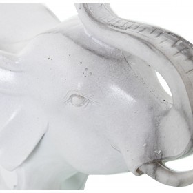 Statua Decorativa Alexandra House Living Plastica Elefante 12 x 24 x 21 cm Marmo