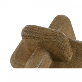 Statua Decorativa Home ESPRIT Marrone Nodo 14 x 14 x 14 cm