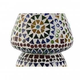 Lampada da tavolo Home ESPRIT Multicolore Alluminio Cristallo 220 V 13 x 13 x 17 cm (2 Unità)