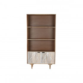 Scaffale Home ESPRIT Bianco Legno di mango 90 x 35 x 168 cm