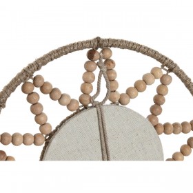 Set di Specchi Home ESPRIT Naturale Scandi 20 x 1 x 20 cm (3 Pezzi)