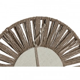 Set di Specchi Home ESPRIT Naturale Tropicale 20 x 1 x 20 cm (3 Pezzi)