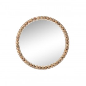 Specchio da parete Home ESPRIT Bianco Marrone Palle 71 x 4,5 x 71 cm