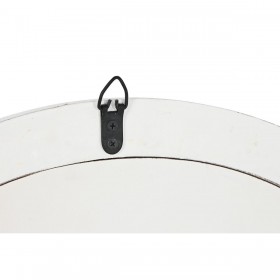 Specchio da parete Home ESPRIT Bianco Marrone Palle 71 x 4,5 x 71 cm