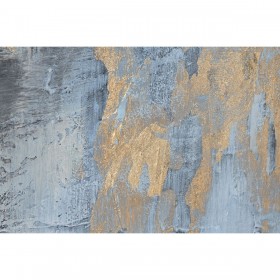 Quadro Home ESPRIT Azzurro Bianco Astratto Moderno 187 x 3,8 x 126 cm