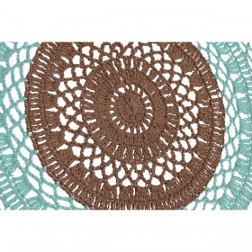 Decorazione pensile Home ESPRIT Multicolore Boho (2 Unità)