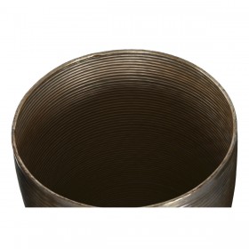 Vaso Home ESPRIT Rame Alluminio Moderno 50 x 50 x 89 cm 50 x 51 x 89 cm