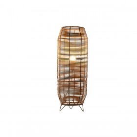 Lampada da Terra Home ESPRIT Marrone 23 x 23 x 65 cm
