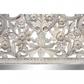 Specchio da parete Home ESPRIT Bianco Indiano Decapaggio 150 x 5 x 242 cm