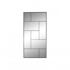 Specchio da parete Home ESPRIT Nero 90 x 2 x 180 cm