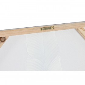Quadro Home ESPRIT Verde Dorato Tela Legno MDF Palme Tropicale 50 x 3 x 100 cm (2 Unità)