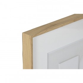Quadro Home ESPRIT Bianco Naturale Moderno 60 x 4 x 60 cm (2 Unità)