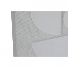 Quadro Home ESPRIT Bianco Naturale Moderno 60 x 4 x 60 cm (2 Unità)