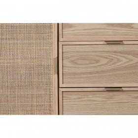Credenza Home ESPRIT Rattan Abete 136 x 38 x 80 cm