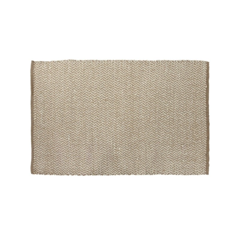 Tappeto Home ESPRIT Bianco Naturale 120 x 1 x 180 cm