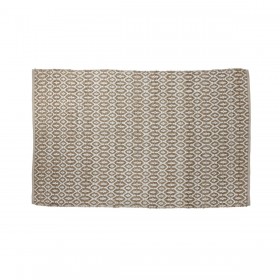 Tappeto Home ESPRIT Bianco Marrone Boho 75 x 175 cm