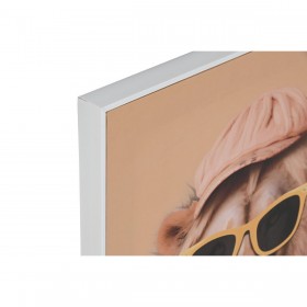 Quadro Home ESPRIT Giallo Azzurro Moderno animali 50 x 3 x 70 cm (3 Unità)