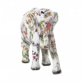 Statua Decorativa Alexandra House Living Multicolore Plastica Elefante 14 x 21 x 29 cm