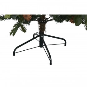 Albero di Natale Home ESPRIT Rosso Verde PVC Metallo 115 x 115 x 180 cm