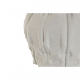 Vaso Home ESPRIT Bianco Gres Moderno 14,5 x 14,5 x 24 cm
