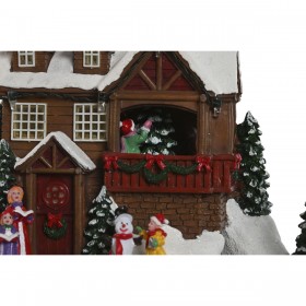 Decorazione Natalizia Home ESPRIT Multicolore Musicale 24 X 23,5 X 25 cm
