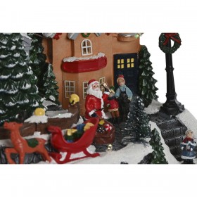 Decorazione Natalizia Home ESPRIT Multicolore Musicale 32 X 18,5 X 19 cm