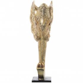 Busto Alexandra House Living Dorato Plastica Elefante 13 x 20 x 36 cm