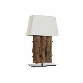 Lampada da tavolo Home ESPRIT Ferro teak 40 X 20 X 80 cm
