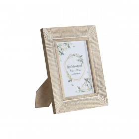 Cornice Portafoto Home ESPRIT Bianco Legno di mango Moderno