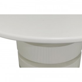 Tavolo da Pranzo Home ESPRIT Bianco Legno di abete Legno MDF 120 X 120 X 80 cm