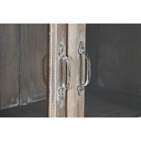 Stand Espositore Home ESPRIT Bianco Legno di mango 120 X 44 X 210 cm