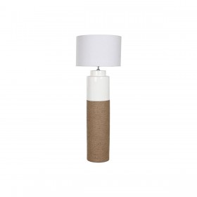 Lampada da Terra Home ESPRIT Bianco Marrone 220 V 50 X 50 X 139,5 cm