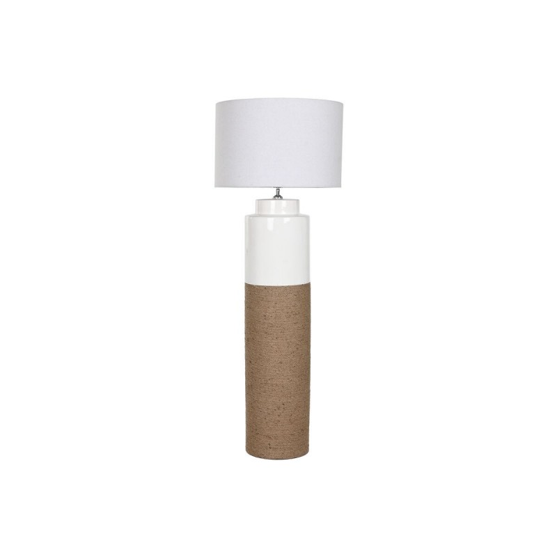 Lampada da Terra Home ESPRIT Bianco Marrone 220 V 50 X 50 X 139,5 cm