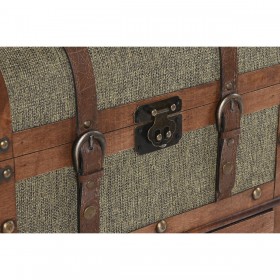 Cassettiera Home ESPRIT Verde Multicolore Tropicale 45 x 35 x 71,5 cm