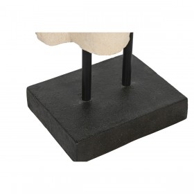 Statua Decorativa Home ESPRIT Bianco Nero Buddha 40 x 27 x 148 cm