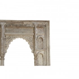 Con porta Home ESPRIT Beige Legno 463 x 20 x 292 cm