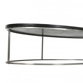 Tavolino da Caffè Home ESPRIT Nero Avorio 150 x 80 x 40 cm