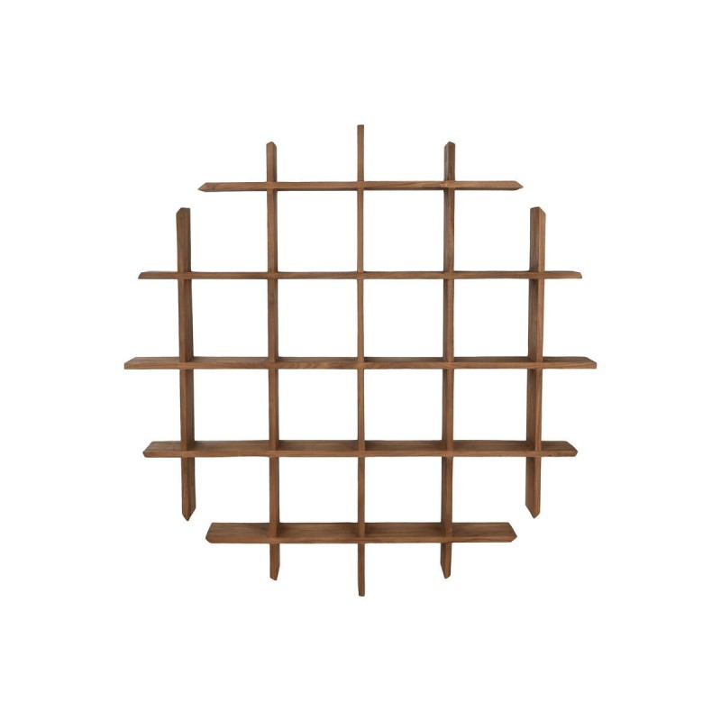 Scaffale Home ESPRIT teak 120 x 15 x 120 cm