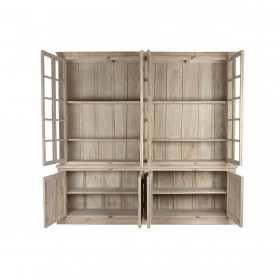 Stand Espositore Home ESPRIT Naturale Teca Legno di mango 266 x 46 x 251 cm