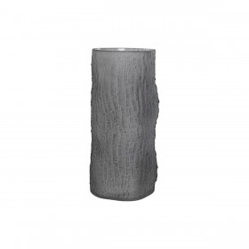 Vaso Home ESPRIT Grigio Cristallo Moderno 14 x 14 x 31,5 cm