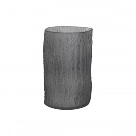 Vaso Home ESPRIT Grigio Cristallo Moderno 13 x 13 x 21 cm