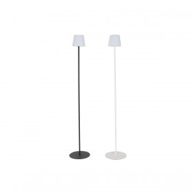 Lampada ad energia solare Home ESPRIT Nero 25 x 25 x 140 cm