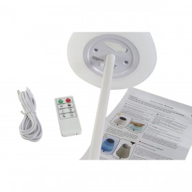 Lampada ad energia solare Home ESPRIT Nero 25 x 25 x 140 cm