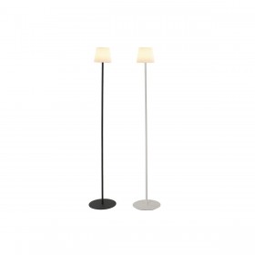 Lampada ad energia solare Home ESPRIT Nero 25 x 25 x 140 cm