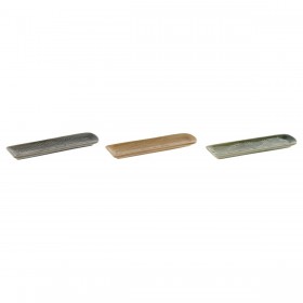 Supporto Home ESPRIT Gres 5,8 x 1,5 x 21,8 cm (3 Unità)