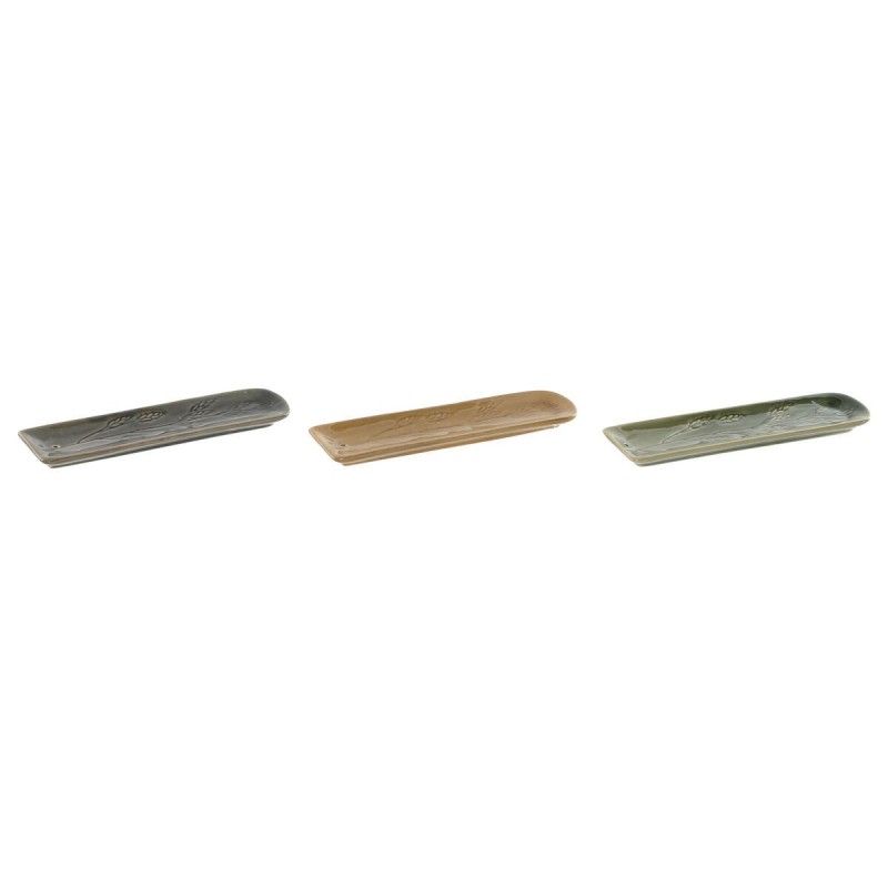 Supporto Home ESPRIT Gres 5,8 x 1,5 x 21,8 cm (3 Unità)